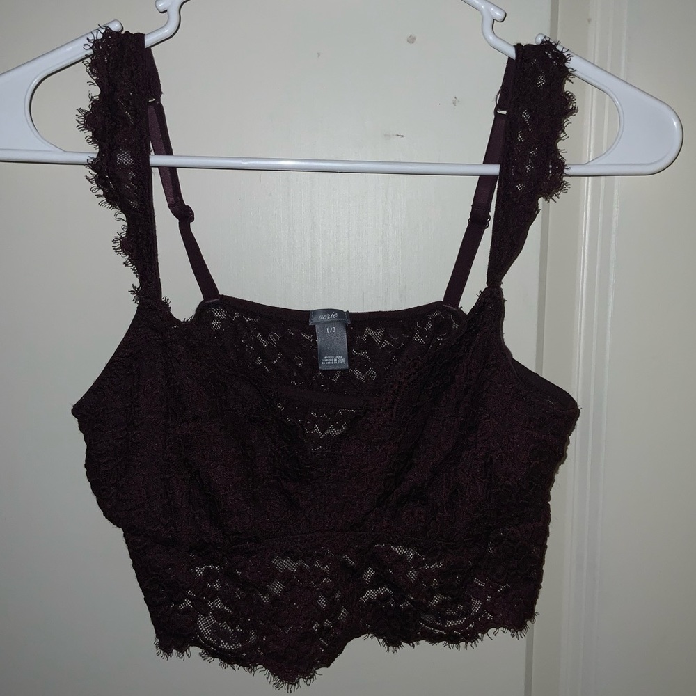 AERIE maroon bralette